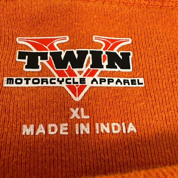 Twin V Sturgis 2007 Rally Week Long Sleeve Motorcycle Shirt XL Tie Dye - Picture 3 of 7